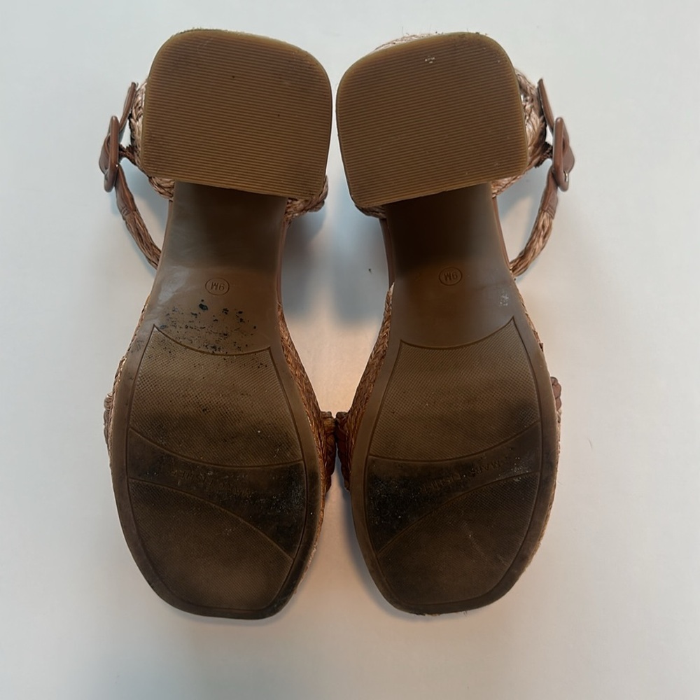 Marc Fisher Seclude Platform Raffia Sandal - Picture 9 of 10